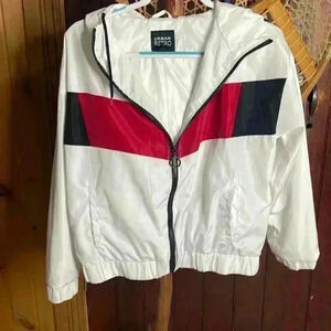 Urban Retro summer lightweight zip up jacket.